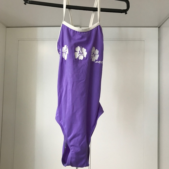 Roots Swim NWT Girls One Piece Swimsuit 12 Lavender/ Purple 🇨🇦 - Picture 7 of 7